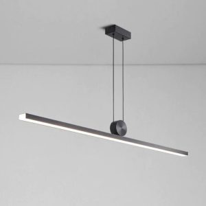 LED Linear Pendant Suspension Lighting Acrylic Shade Droplight