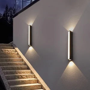 Modern Outdoor LED Wall Light – Waterproof Up & Down Sconce for Patio, Garden & Staircase Lighting (IP65)
