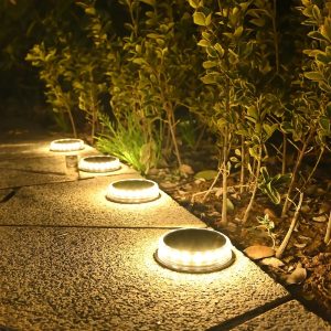 LED Solar Ground Lights 4PCS Waterproof IP65 Pathway Lights