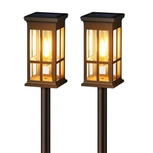 Solar Pathway Lights 2/6/12 Pack Super Bright Outdoor Lights