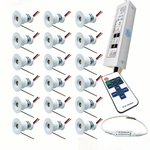 Mini LED Downlights Recessed 12V Remote Control Ceiling Light