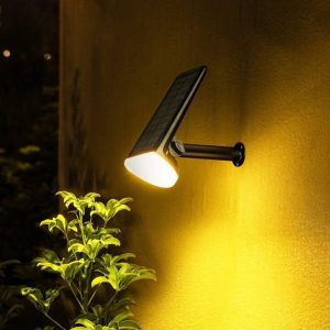 Solar LED Spotlights Waterproof Adjustable Head 2 Pack