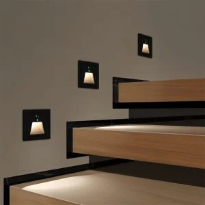 LED Waterproof Step Lights Recessed Stair Light Motion Sensor