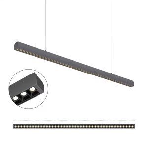 LED Linear Light Pendant Ceiling Mounted Anti Glare Long Strip