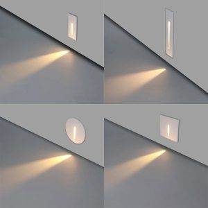 3W Recessed Step Lights LED Wall Lights Indoor Night Lighting