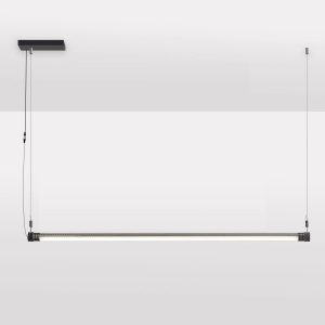 LED Glass Tube Pendant Light CCT Change 0–10V Triac Dimmable Hanging Light