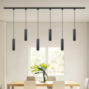 LED Track Pendant Light Modern Hanging Light Adjustable Cable Length