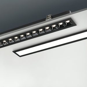 LED Linear Recessed Downlight, LED Ceiling Spotlight, LED Linear Spotlight Fixture, Dimmable LED Downlight, Anti Glare COB Recessed Light