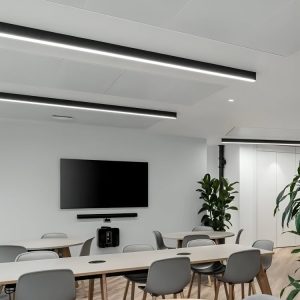 LED Linear Light, Minimalist 0–10V Dimmable Surface Mount Long Strip Ceiling Lamp