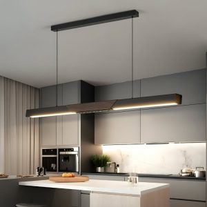 Led Linear Pendant Lights LED – Nordic Adjustable Color Temperature Hanging Lamp