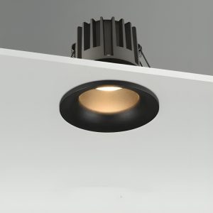 LED Recessed Downlight Anti Glare Round Ceiling Light, Deep Recessed LED Spotlight 7W 10W 12W 15W, High CRI Adjustable Ceiling Downlight