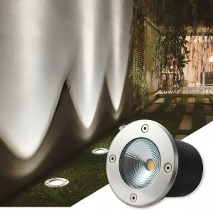 LED Inground Lights Outdoor, Low Voltage Landscape Lighting, Waterproof Deck Lights, IP67 Recessed Ground Light