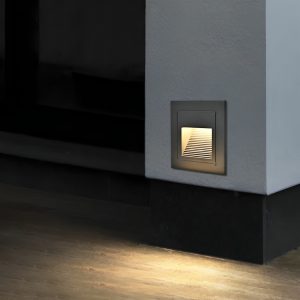 Modern Recessed LED Stair Light 3W – Minimalist In-Wall Step Light for Safe, Stylish Home Lighting