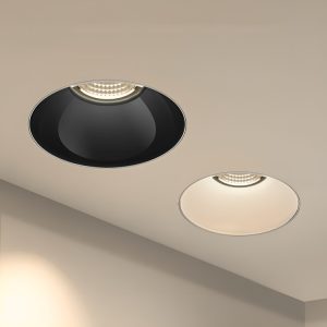 Ultra-Slim Deep Recessed LED Downlight – Adjustable Anti-Glare Spotlight, Luxury Architectural Ceiling Light for Modern Homes & Commercial Spaces