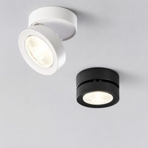 LED Downlight Ceiling Spotlight Surface Mounted Adjustable Light Black White