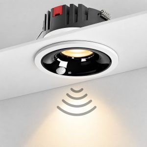 LED Recessed Lighting Motion Sensor Ceiling Light PIR Downlight Occupancy Spotlight – Dual Sensor 120° Detection