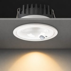 Motion Sensor Light Recessed Lighting LED Downlight Ceiling Spotlight PIR Detector – Anti-Glare Flush/Surface Mount